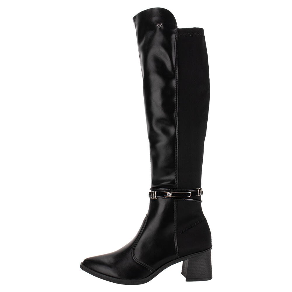 BOTA FEMININA CANO ALTO MISSISSIPI ME771 Preto 2