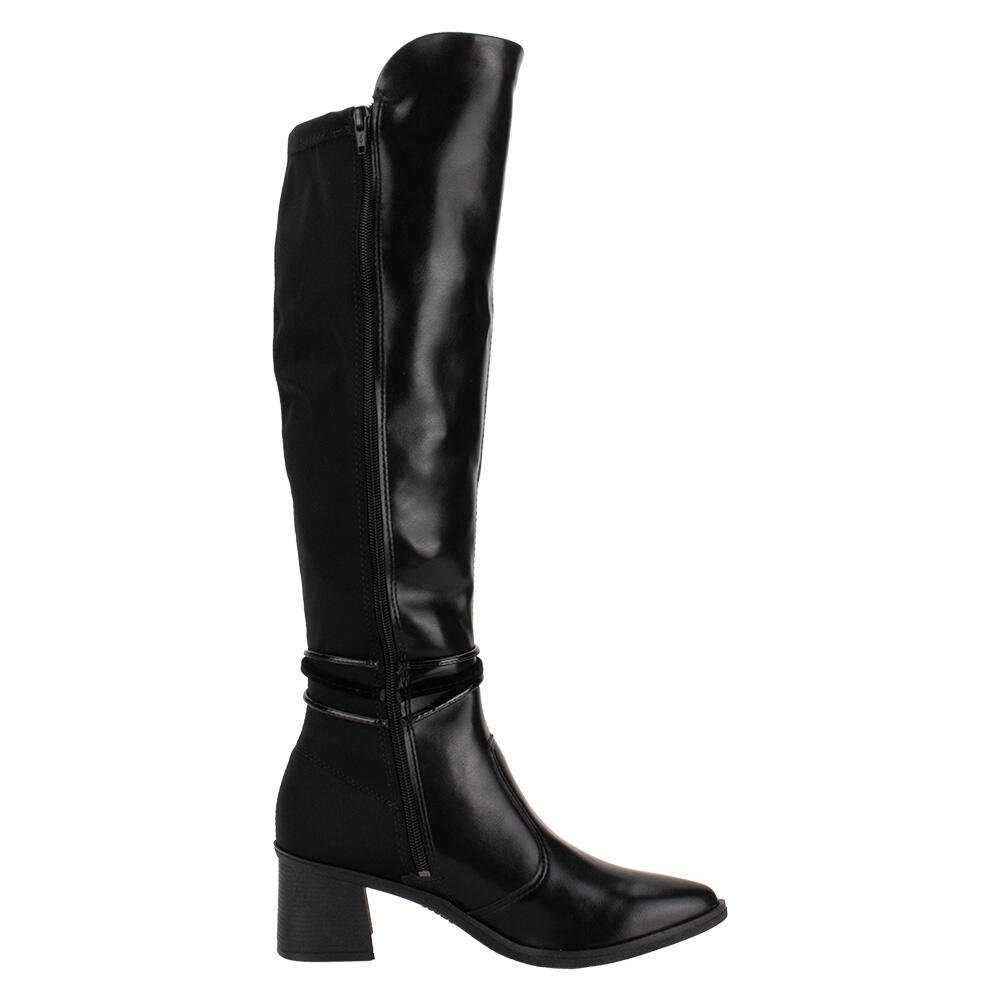 BOTA FEMININA CANO ALTO MISSISSIPI ME771 Preto 4