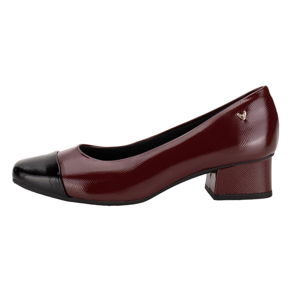 SAPATO FEMININO SALTO GROSSO MISSISSIPI ME903 Vermelho 2