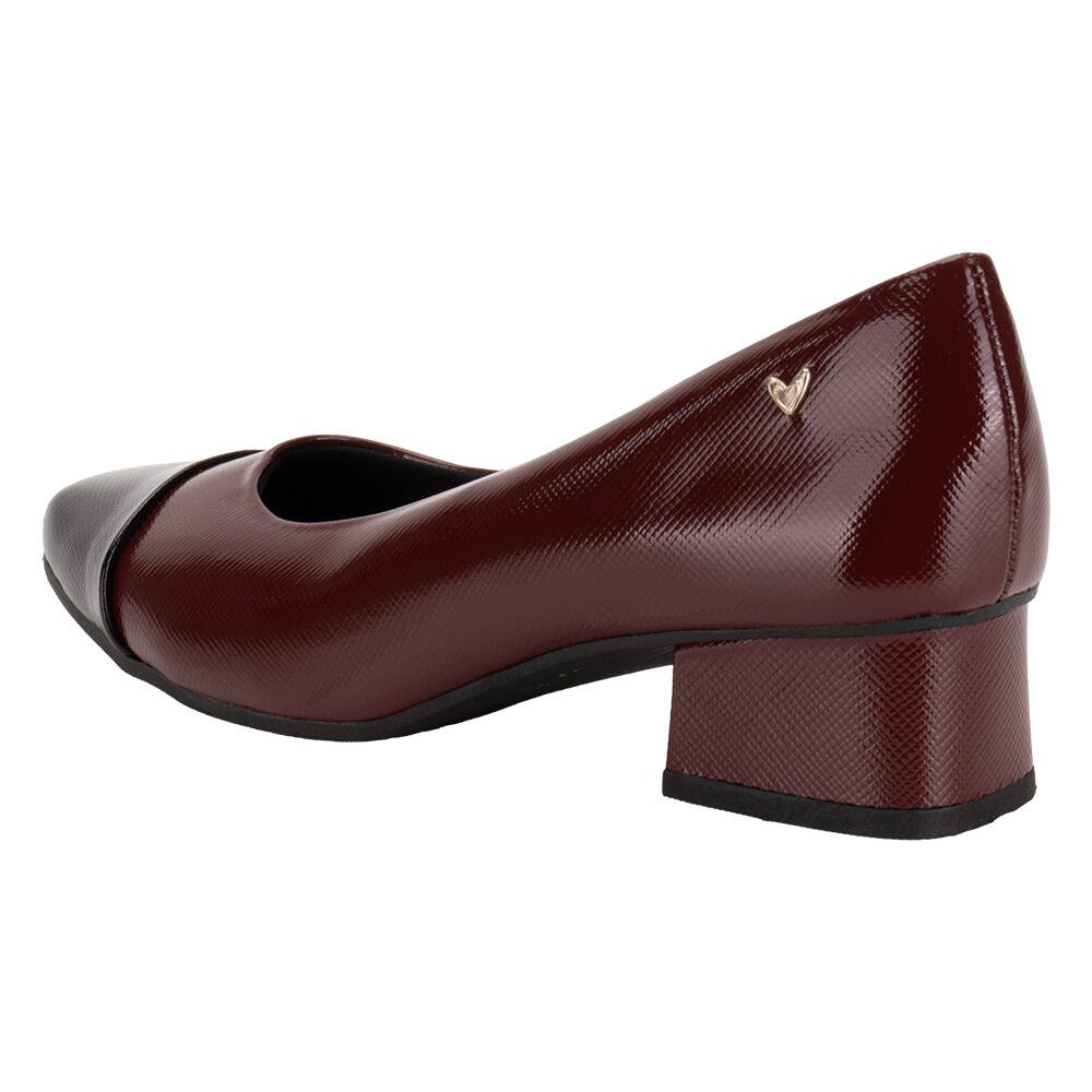 SAPATO FEMININO SALTO GROSSO MISSISSIPI ME903 Vermelho 3