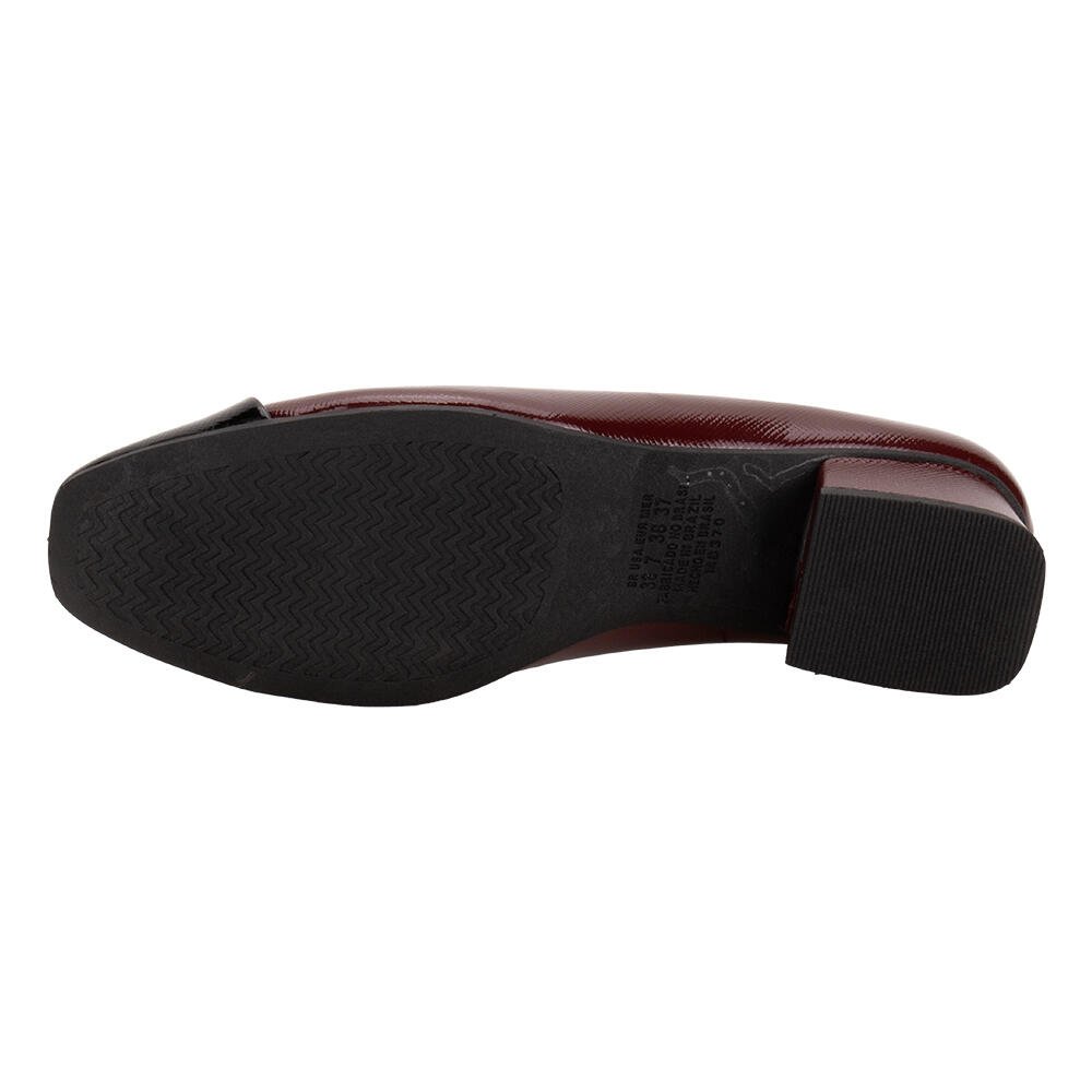 SAPATO FEMININO SALTO GROSSO MISSISSIPI ME903 Vermelho 4