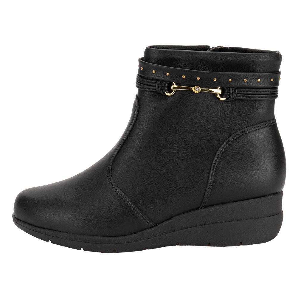 BOTA FEMININA CANO BAIXO MODARE 7085103  Preto 2