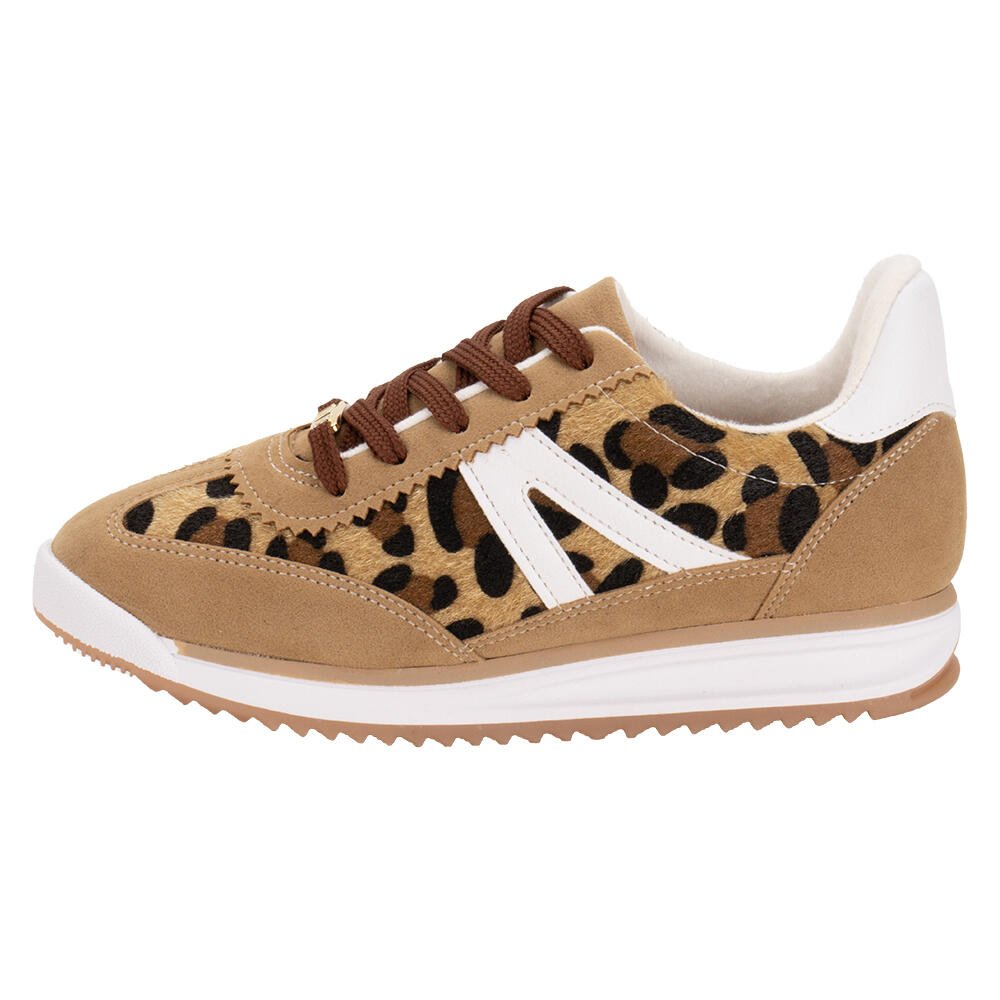 TÊNIS FEMININO CASUAL VIZZANO 1450102  Onça 2