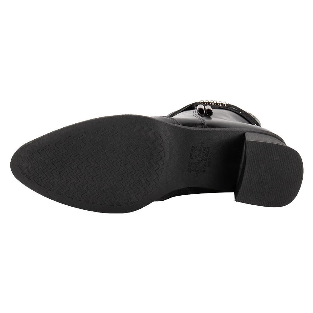 BOTA FEMININA CANO BAIXO MISSISSIPI ME312  Preto 5