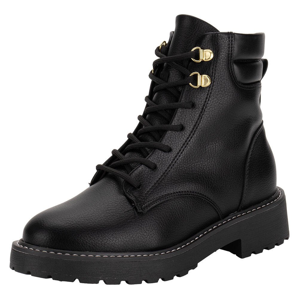 BOTA FEMININA COTURNO VIZZANO 3103101 Preto 1