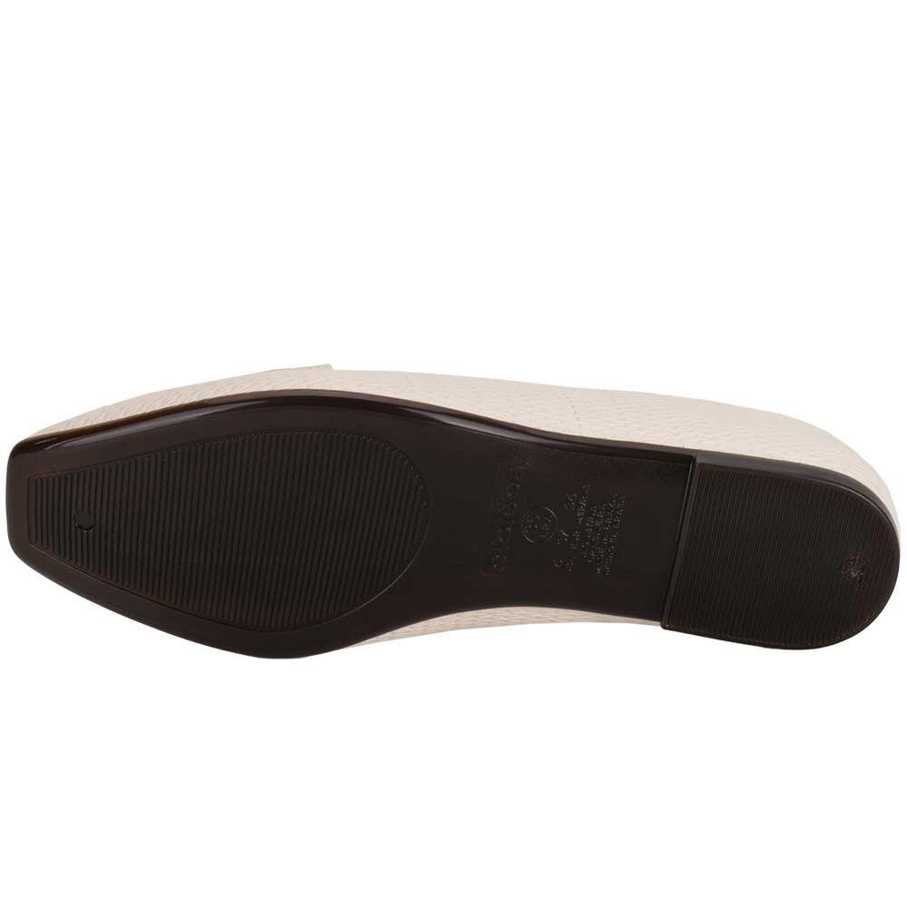SAPATILHA FEMININA FLAT MOLECA 5735237  Marfim 4