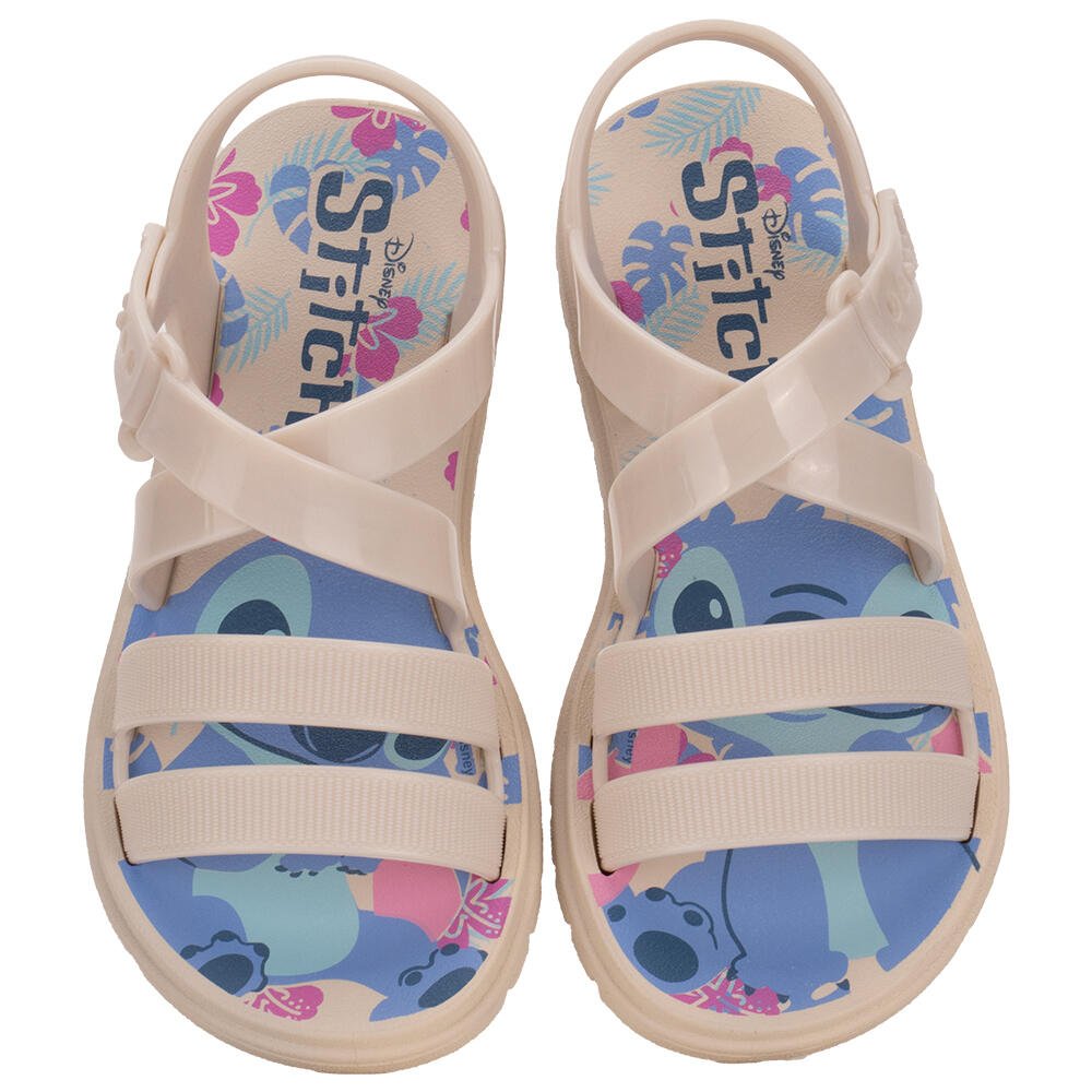 KIT SANDÁLIA INFANTIL SWEET + BAG DISNEY GRENDENE KIDS Marfim 5