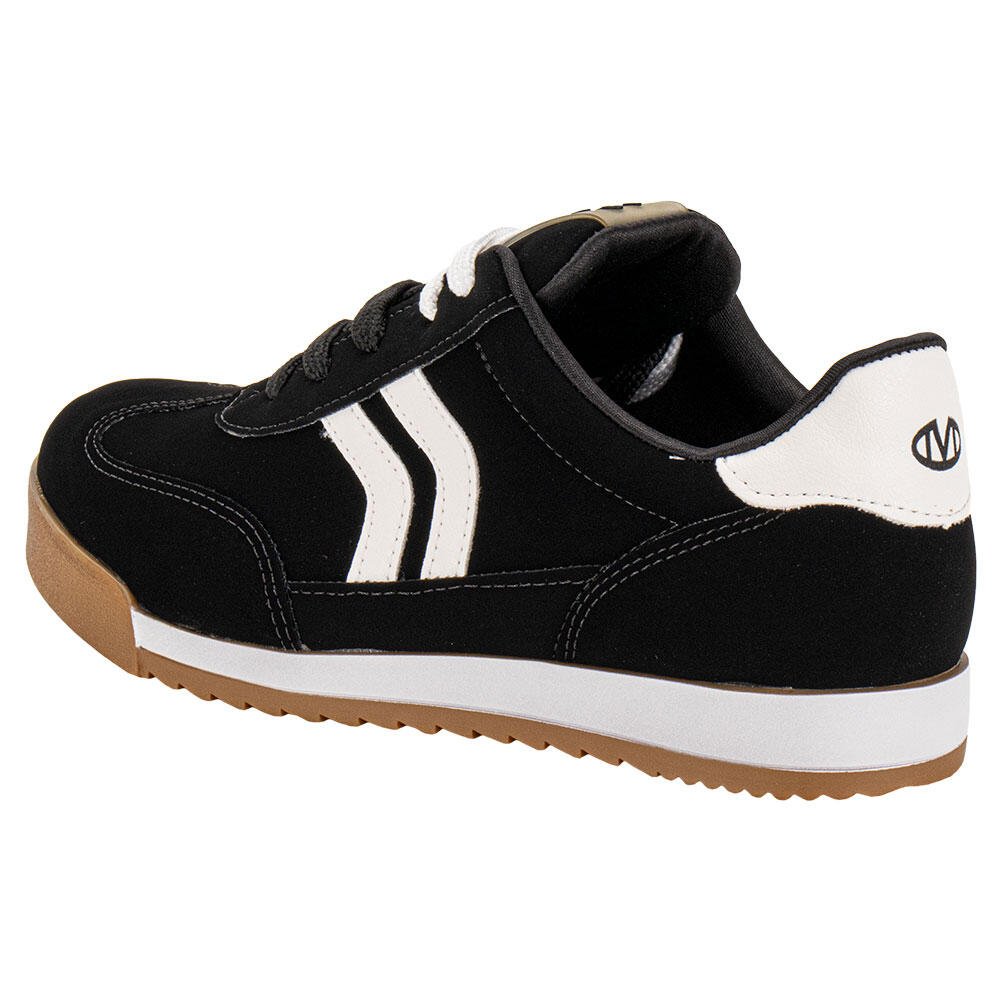 TÊNIS FEMININO CASUAL VIA MARTE 237001 Preto/Nobuck 3