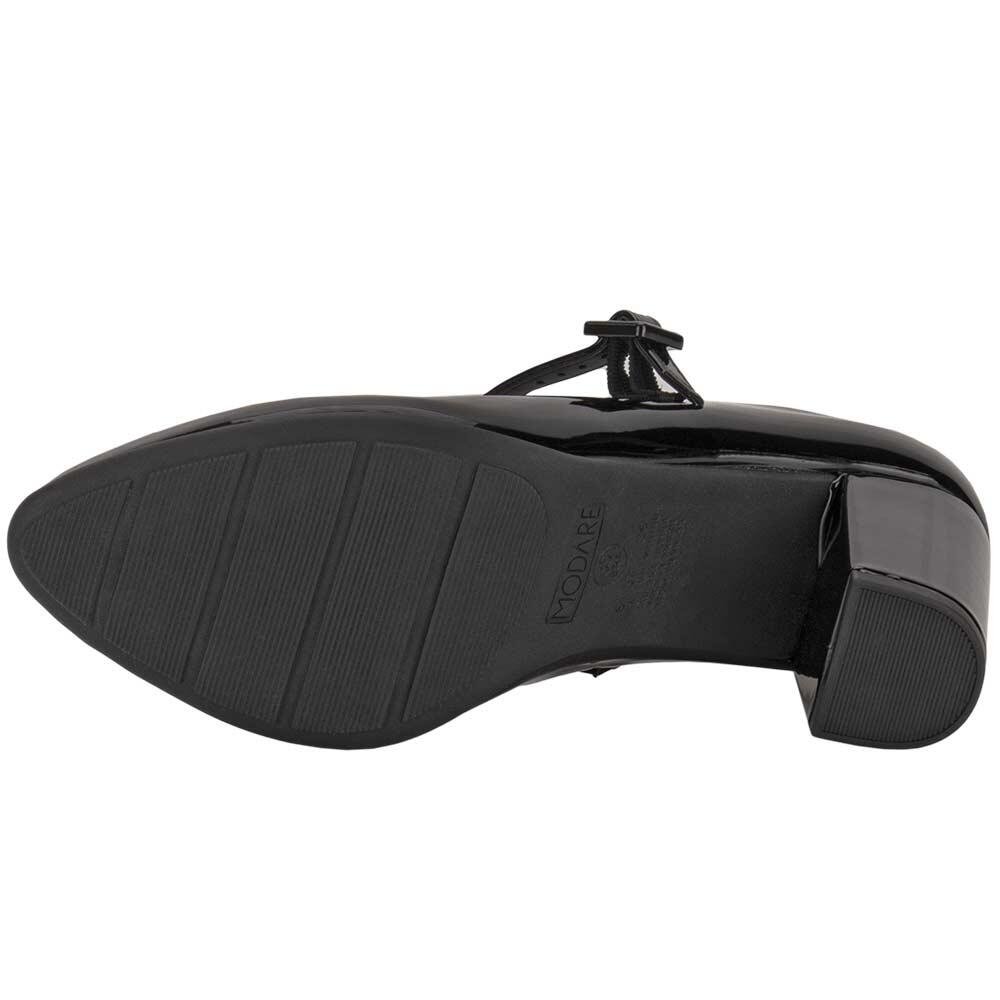 SAPATO FEMININO SALTO GROSSO MODARE 7377118  Preto 4
