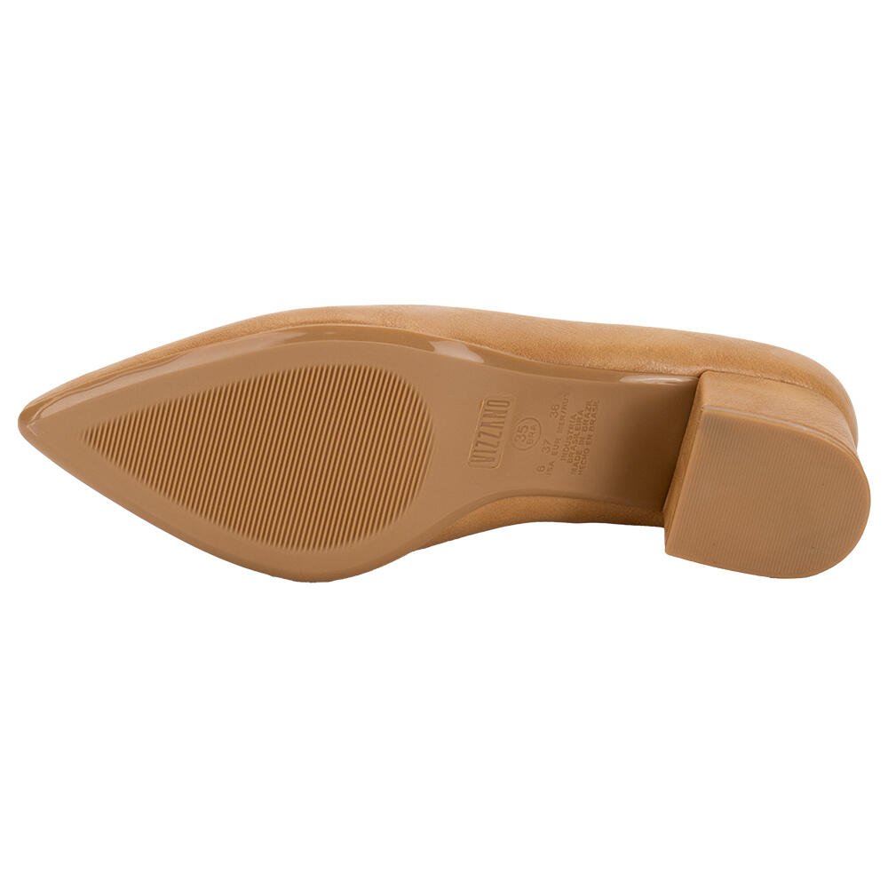 SAPATO FEMININO SALTO GROSSO VIZZANO 1220377  Marrom 4