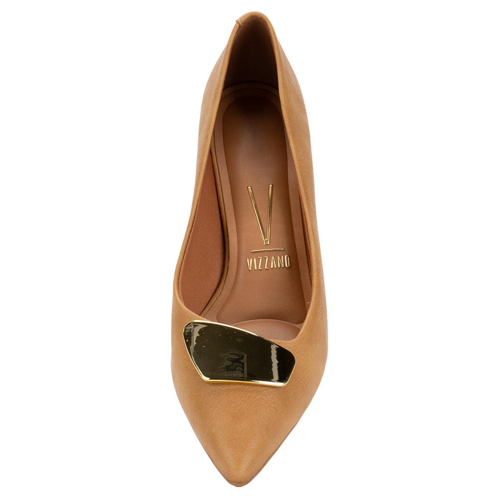 SAPATO FEMININO SALTO GROSSO VIZZANO 1220377  Marrom 5