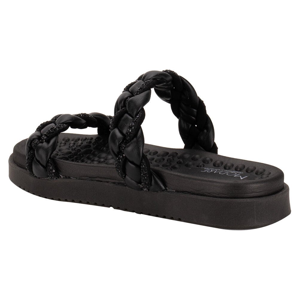 TAMANCO FEMININO FLAT MODARE 7178118  Preto 3