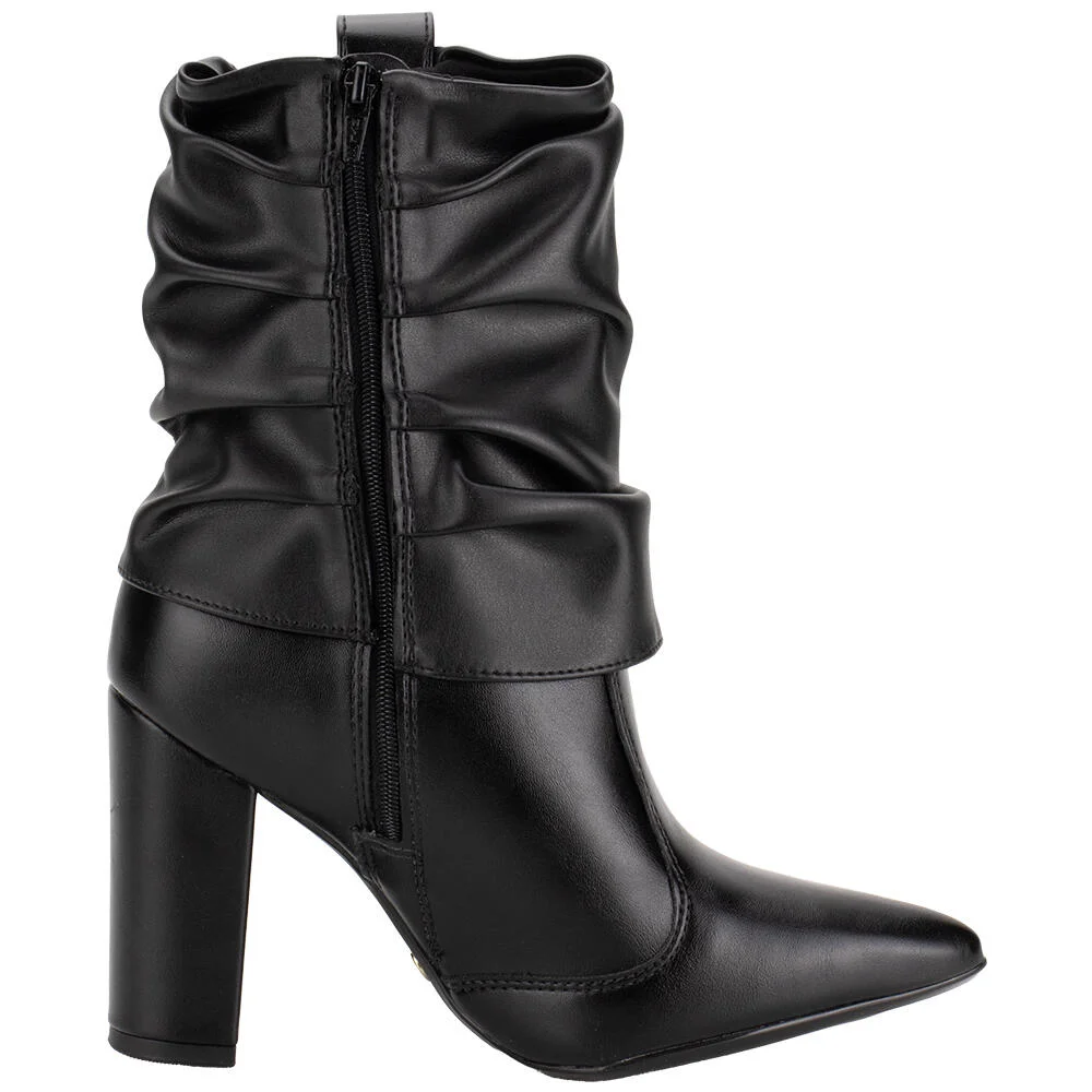 BOTA FEMININA CANO BAIXO VIZZANO 3105102 Preto 3