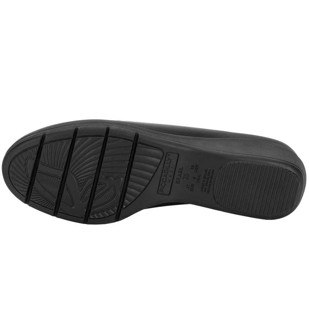 SAPATO FEMININO ANABELA PICCADILLY 117117  Preto 4