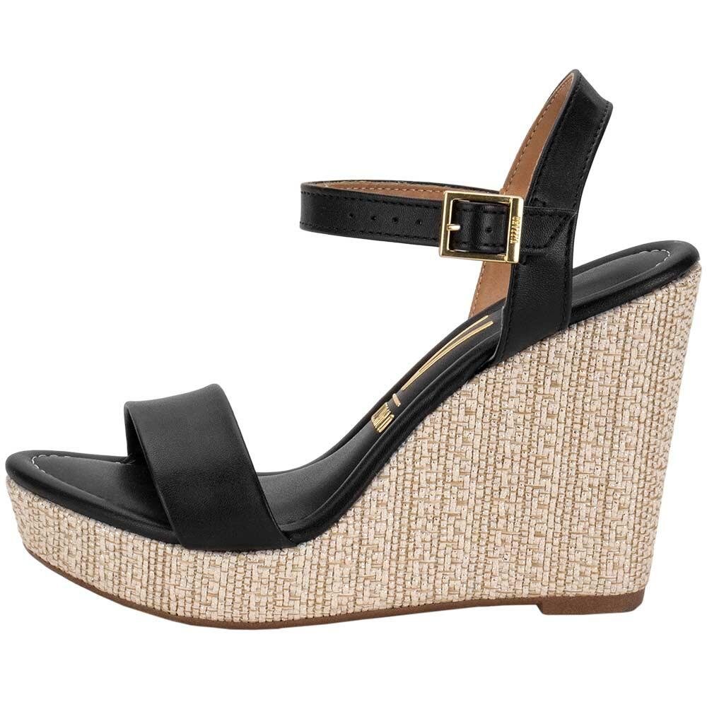 SANDÁLIA FEMININA ANABELA VIZZANO 62832000 Preto 2