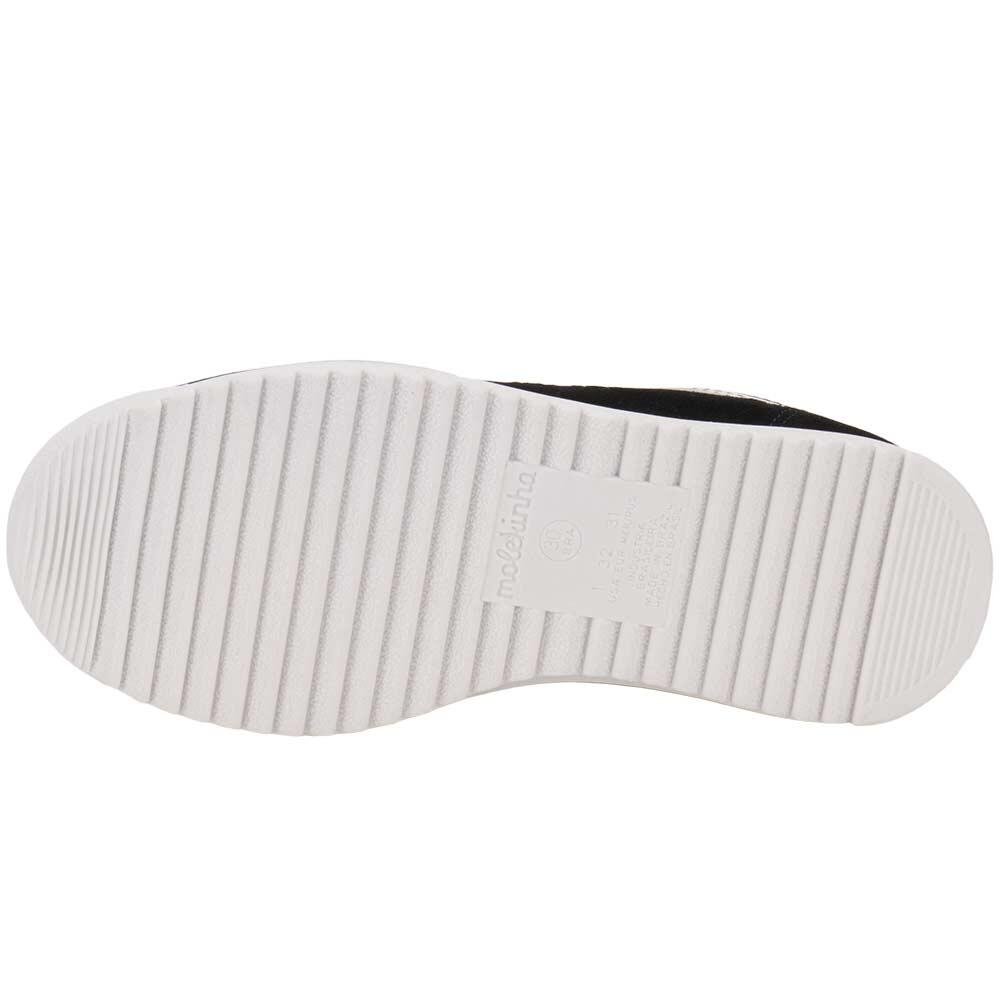 TÊNIS INFANTIL MOLEKINHA 2583203 Preto/Branco 4