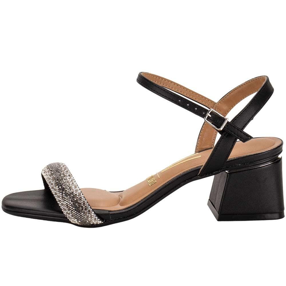 SANDÁLIA FEMININA SALTO GROSSO VIZZANO 6428139 Preto 2
