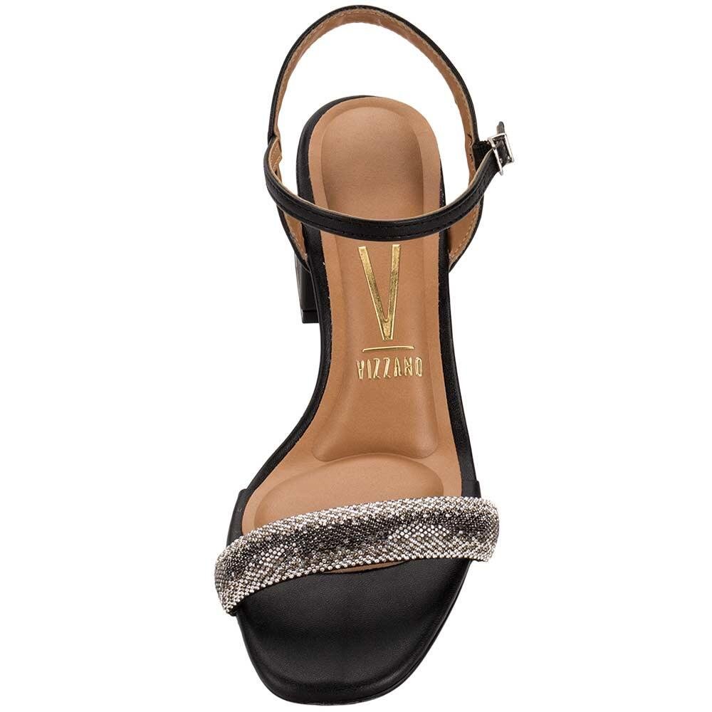 SANDÁLIA FEMININA SALTO GROSSO VIZZANO 6428139 Preto 5