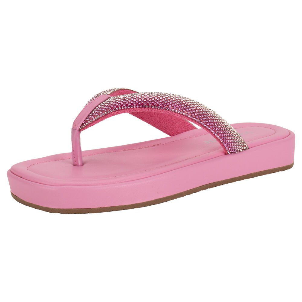 TAMANCO FEMININO FLAT VIA MARTE 178001 Rosa 1