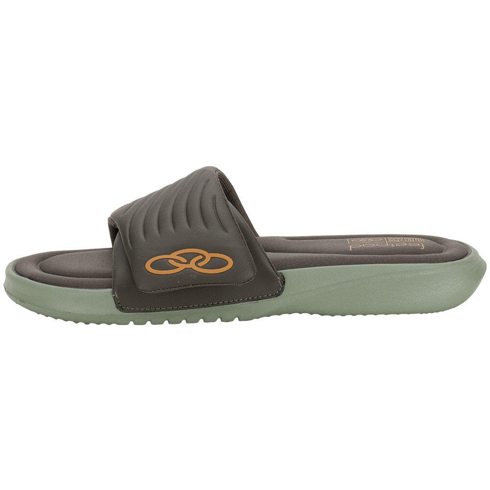 CHINELO MASCULINO SLIDE MELBOURNE 2 OLYMPIKUS 54107376 Oliva 2