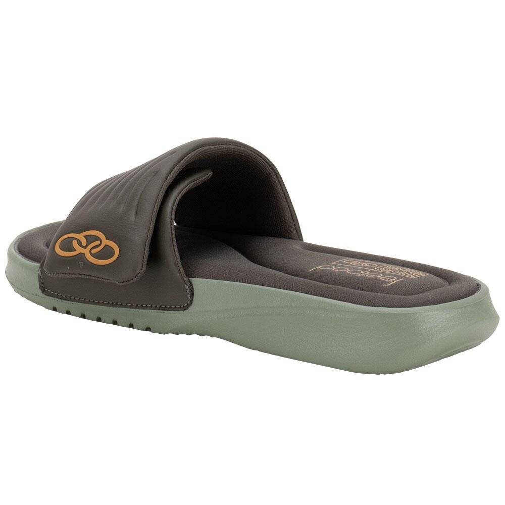 CHINELO MASCULINO SLIDE MELBOURNE 2 OLYMPIKUS 54107376 Oliva 3