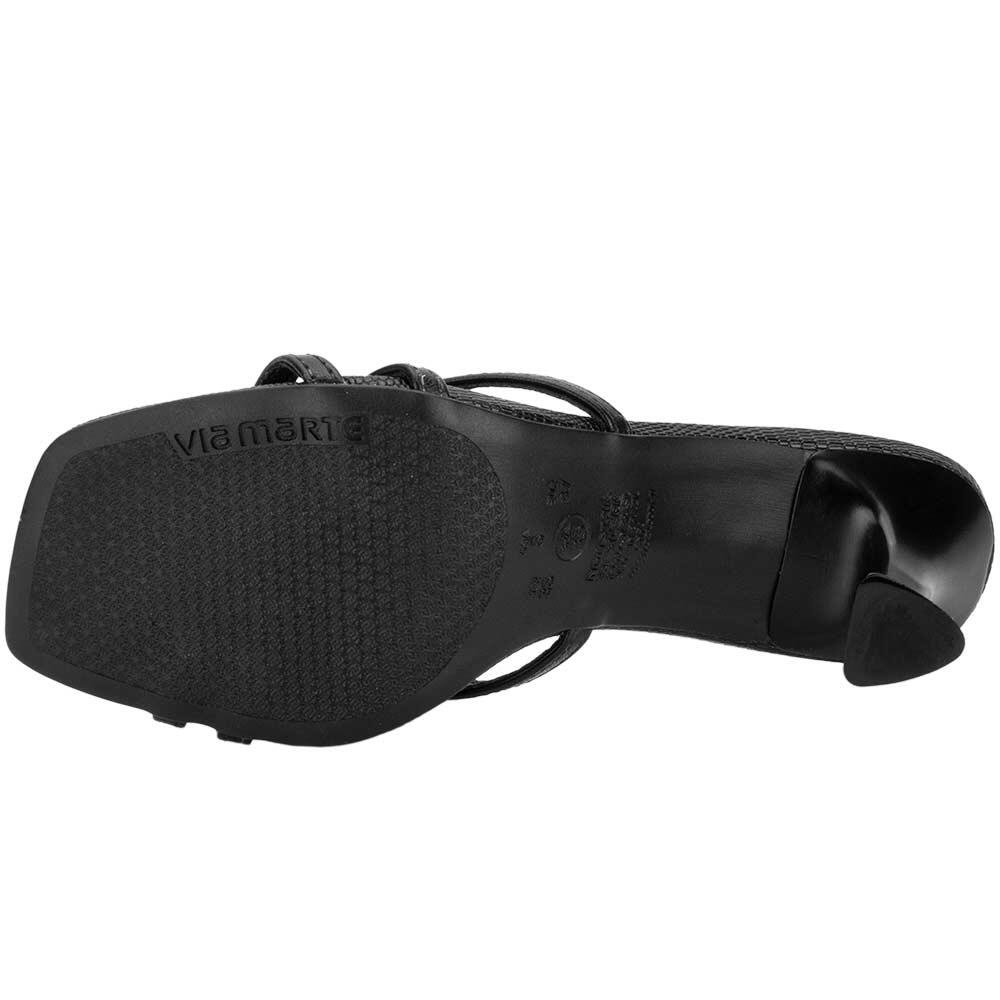 TAMANCO FEMININO SALTO TAÇA VIA MARTE 166001 Preto 4