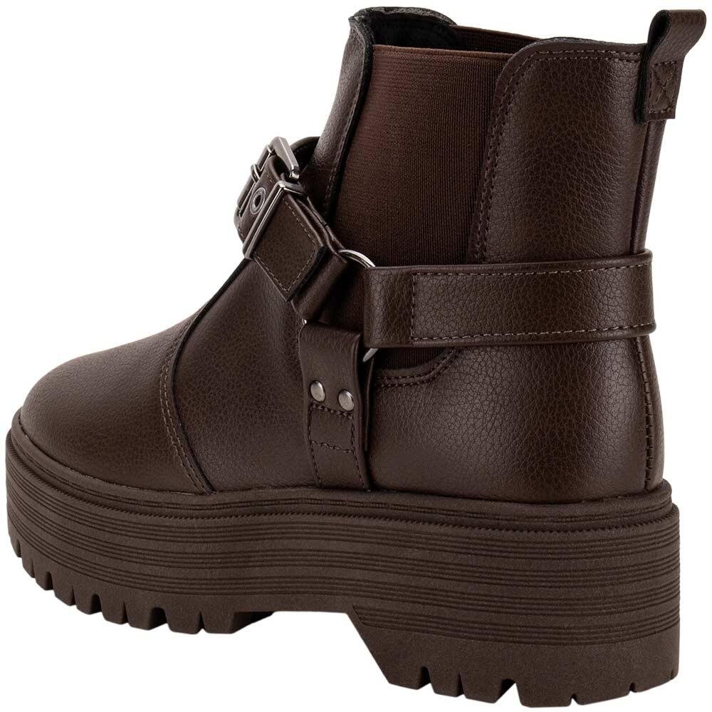 BOTA FEMININA CANO BAIXO MOLECA 5351104  Marrom 3