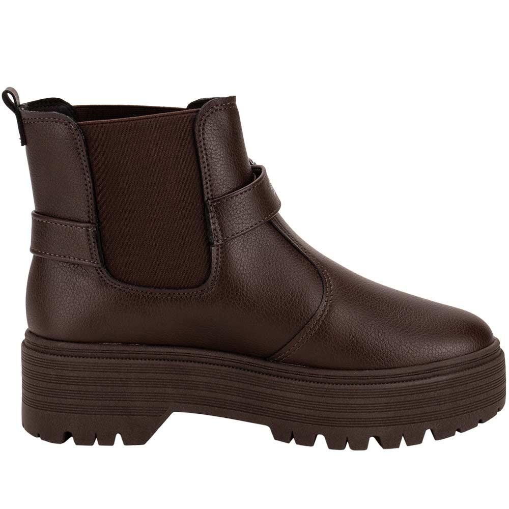 BOTA FEMININA CANO BAIXO MOLECA 5351104  Marrom 4