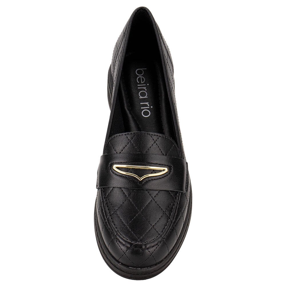 MOCASSIM FEMININO BEIRA RIO 4312103  Preto 5