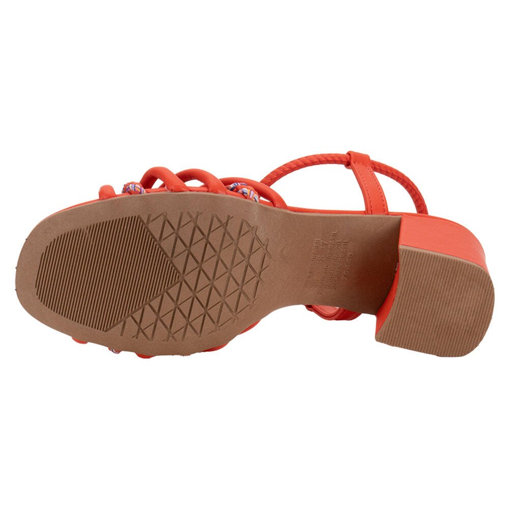 SANDÁLIA FEMININA SALTO GROSSO DAKOTA Y7461  Vermelho 4