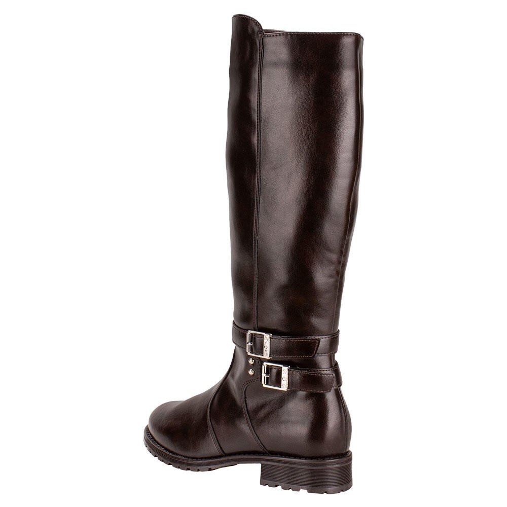 BOTA FEMININA CANO ALTO MOONCITY 72128  Marrom 3
