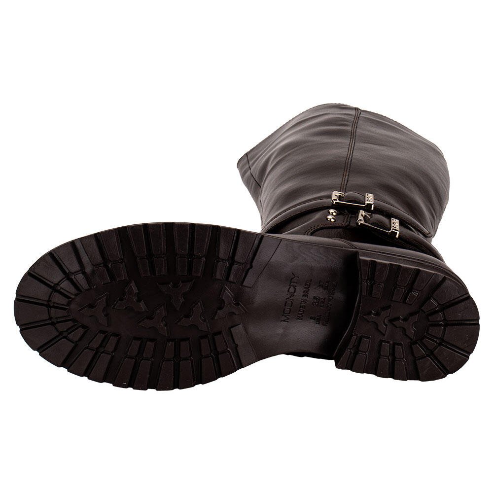 BOTA FEMININA CANO ALTO MOONCITY 72128  Marrom 4