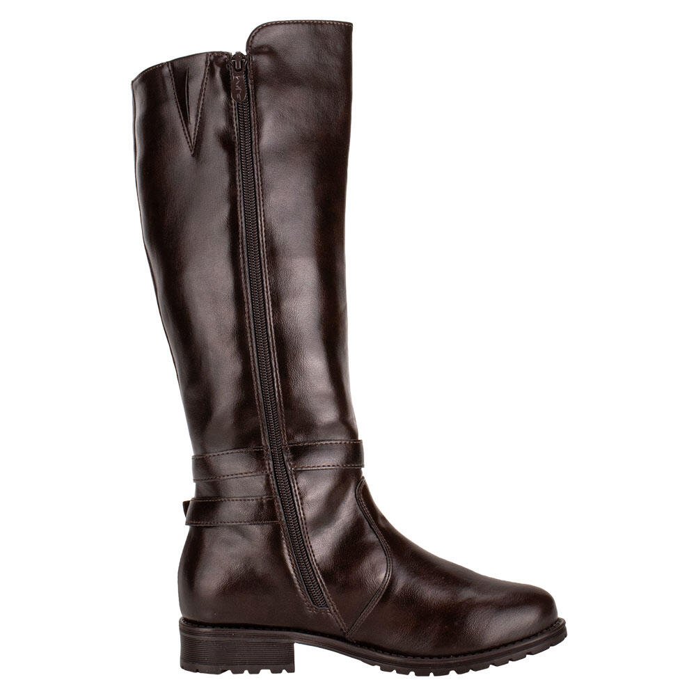 BOTA FEMININA CANO ALTO MOONCITY 72128  Marrom 5