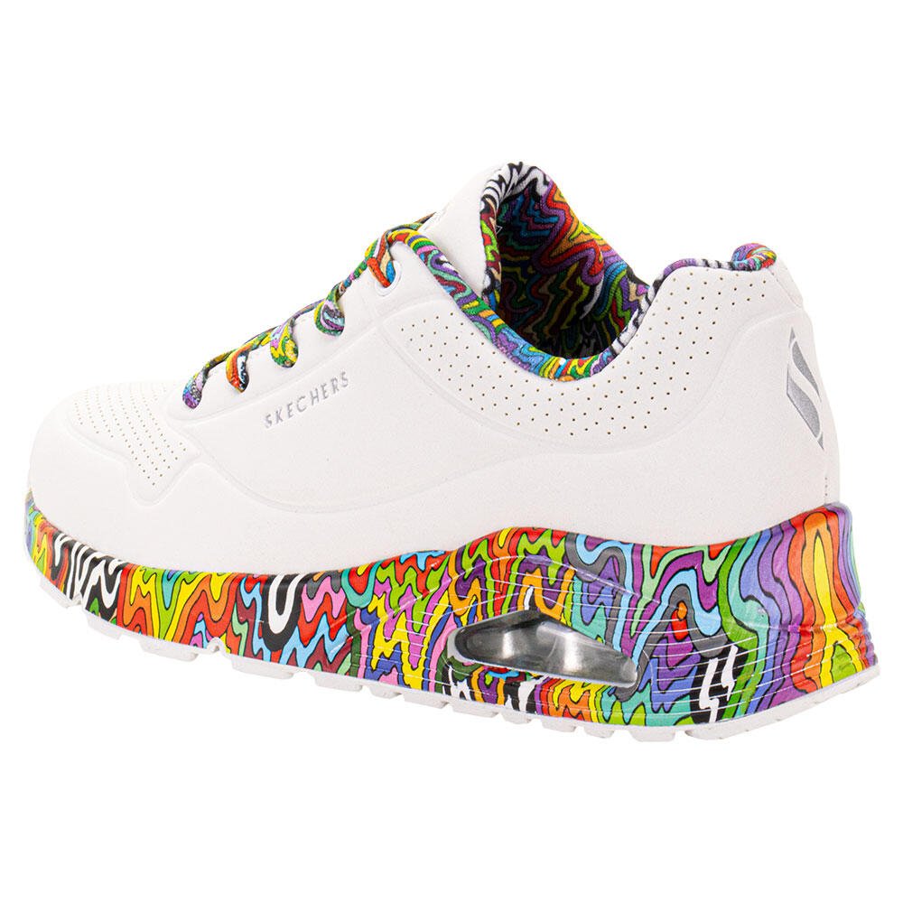 TÊNIS FEMININO UNO MINI DRIP SKECHERS 177959  Branco 3