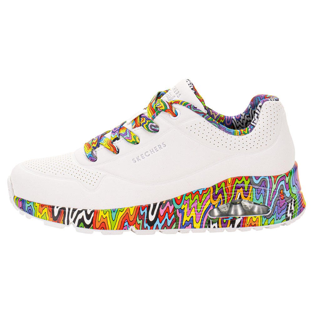 TÊNIS FEMININO UNO MINI DRIP SKECHERS 177959  Branco 5