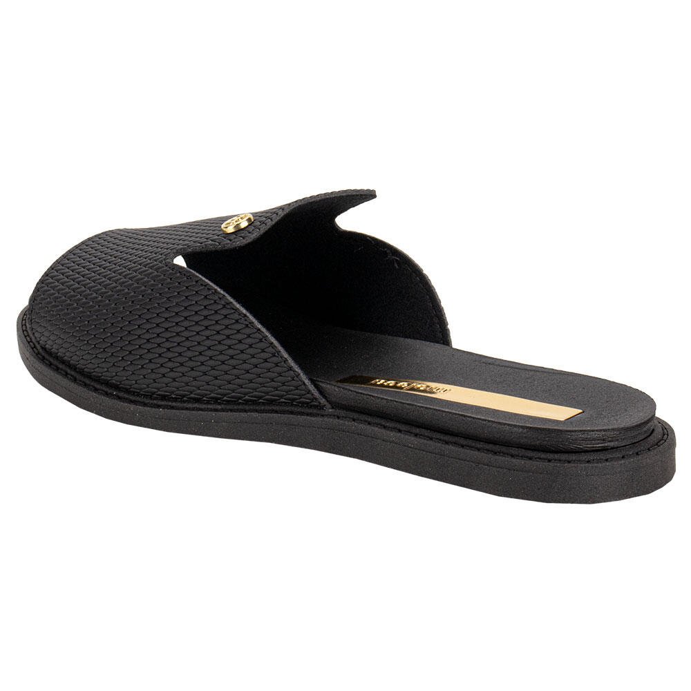 TAMANCO FEMININO FLAT MOLECA 5443202  Preto 3