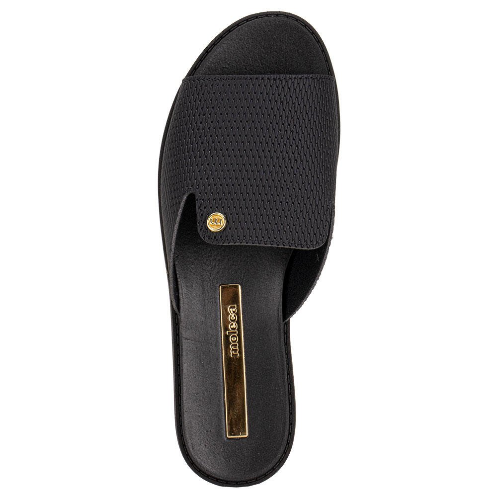 TAMANCO FEMININO FLAT MOLECA 5443202  Preto 4