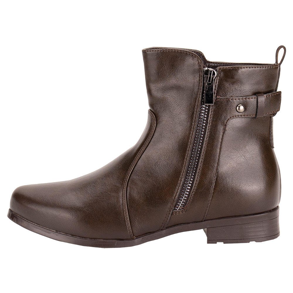 BOTA FEMININA CANO BAIXO MOONCITY 72325  Marrom 2