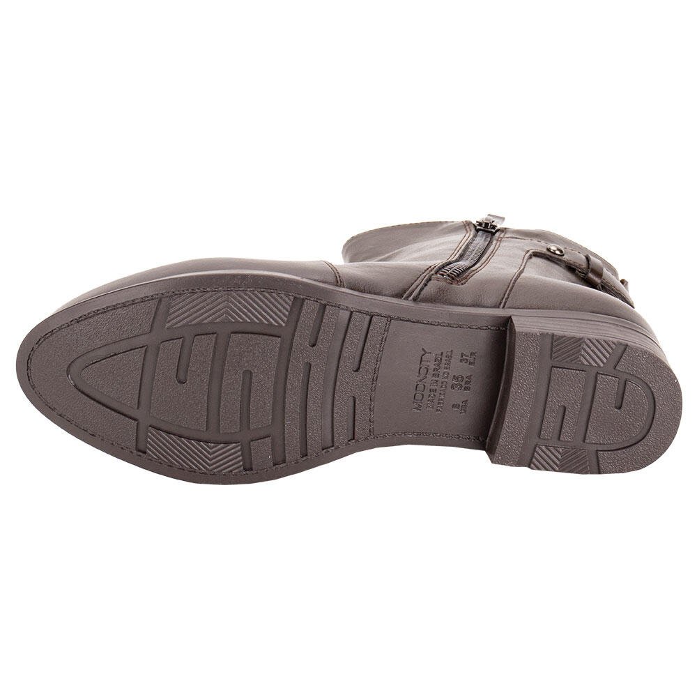 BOTA FEMININA CANO BAIXO MOONCITY 72325  Marrom 4