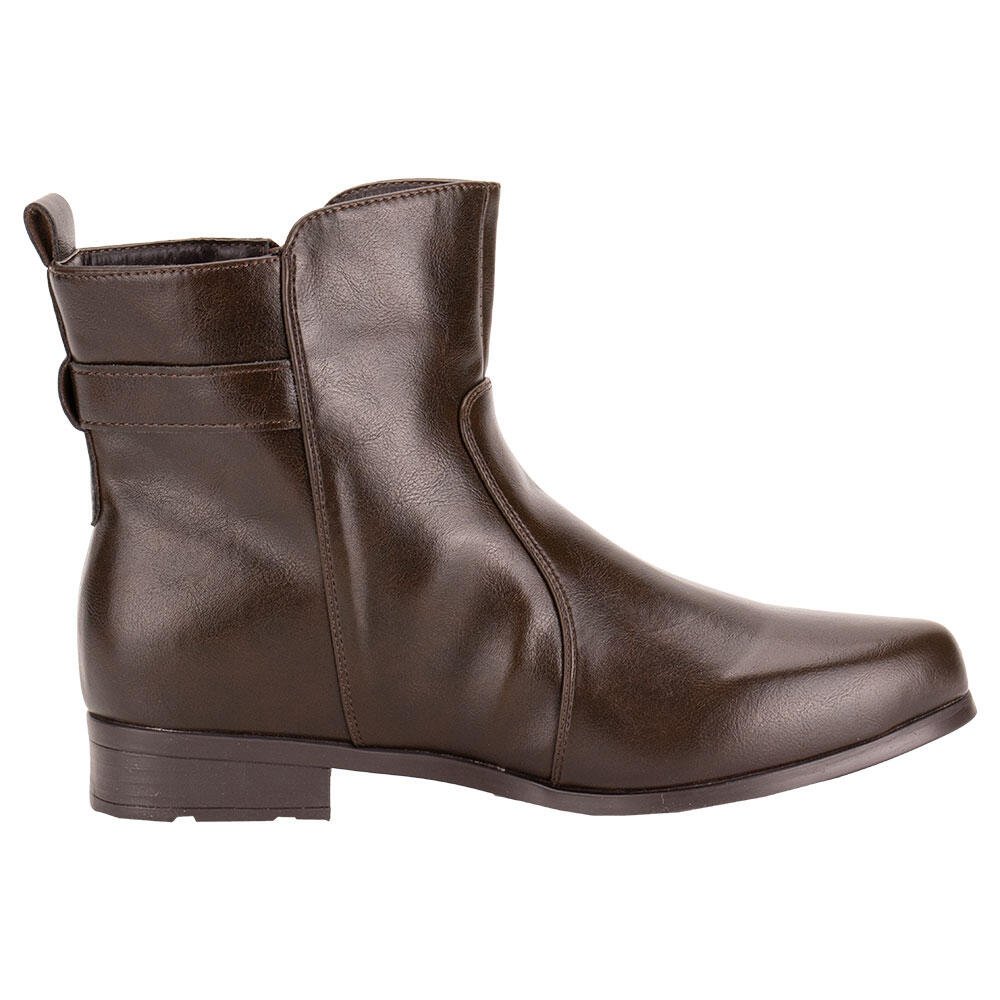 BOTA FEMININA CANO BAIXO MOONCITY 72325  Marrom 5