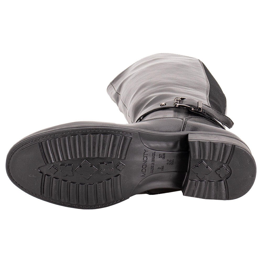 BOTA FEMININA CANO ALTO MOONCITY 72372  Preto 4