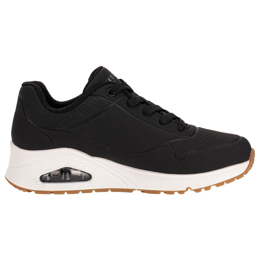 TÊNIS FEMININO UNO STAND ON AIR SKECHERS 73690  Preto 5