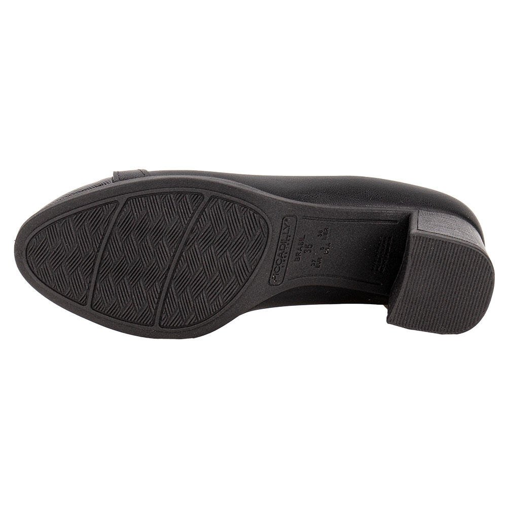 SAPATO FEMININO SALTO GROSSO PICCADILLY 654046  Preto 4
