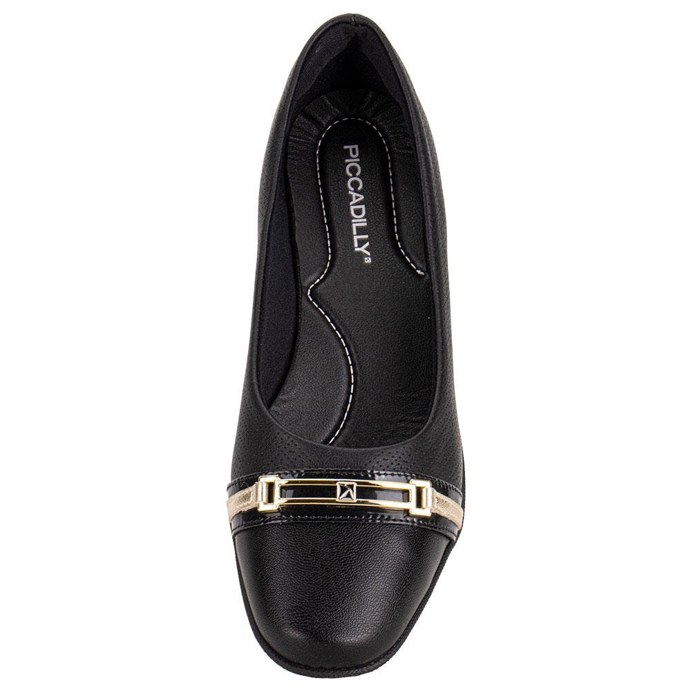 SAPATO FEMININO ANABELA PICCADILLY 143228  Preto 2