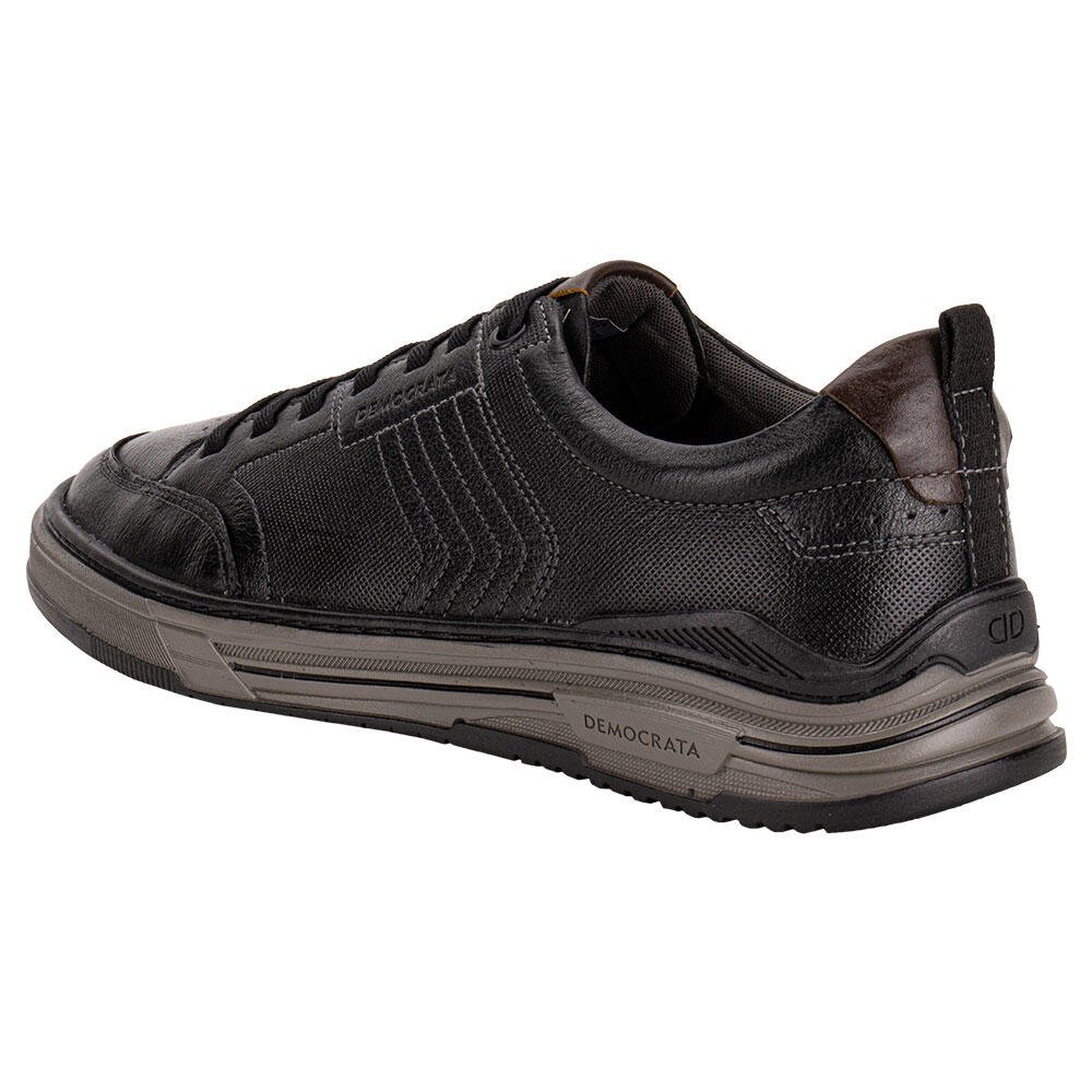 SAPATÊNIS MASCULINO DYLAN DEMOCRATA 640101 Preto 3