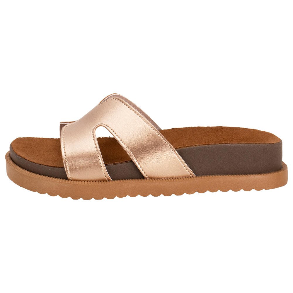 TAMANCO INFANTIL NILQI 2103  Ouro/Rosado 2