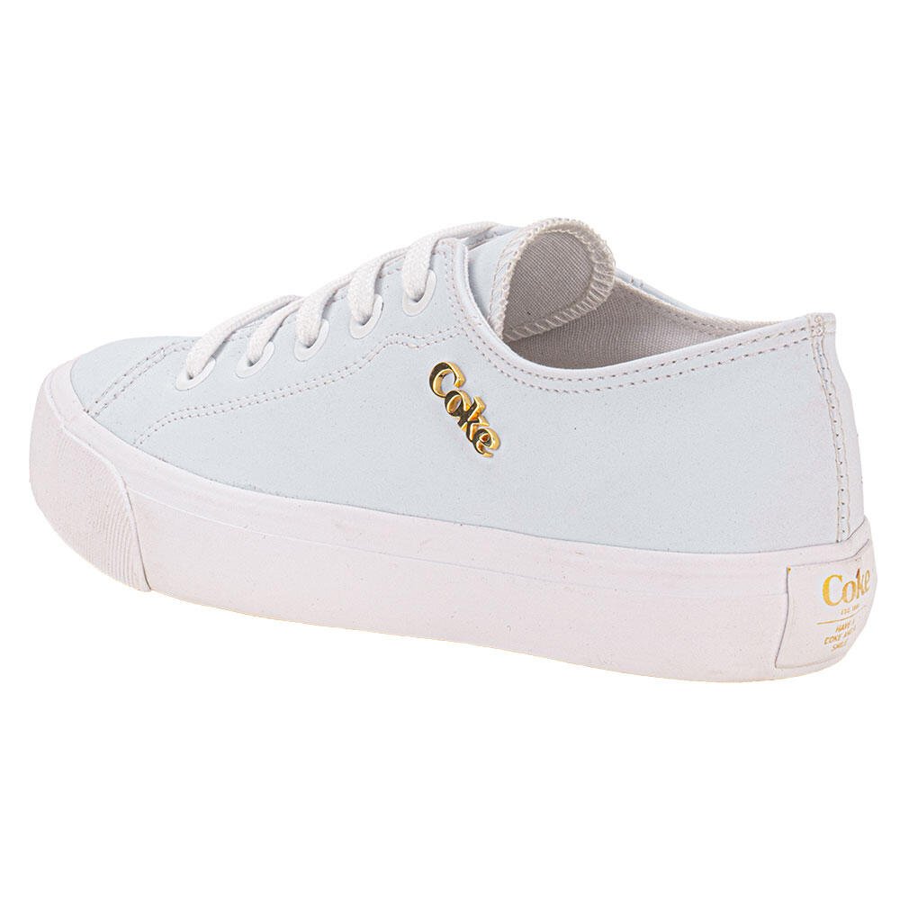 TÊNIS FEMININO SANDY TOWN COCA-COLA CC2466  Branco 2