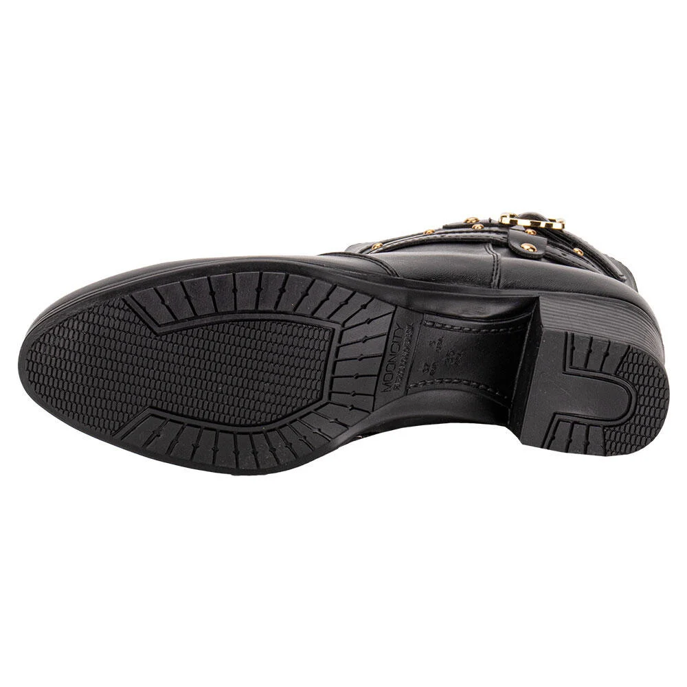 BOTA FEMININA CANO BAIXO MOONCITY 72301  Preto 2
