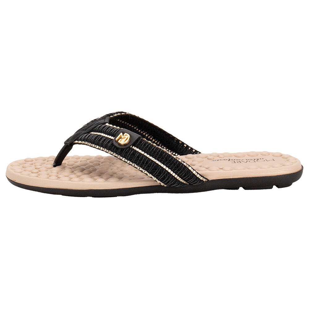 TAMANCO FEMININO FLAT MODARE 7163131 Preto 2