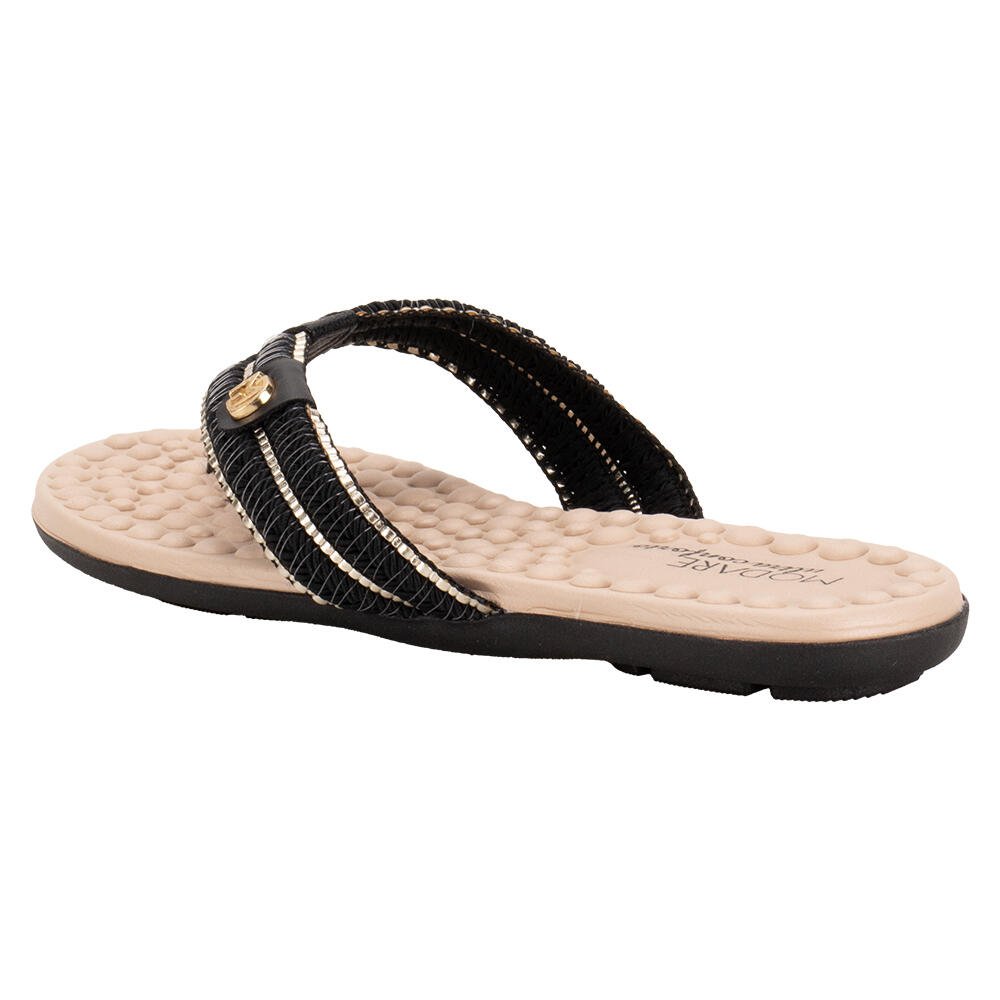 TAMANCO FEMININO FLAT MODARE 7163131 Preto 3
